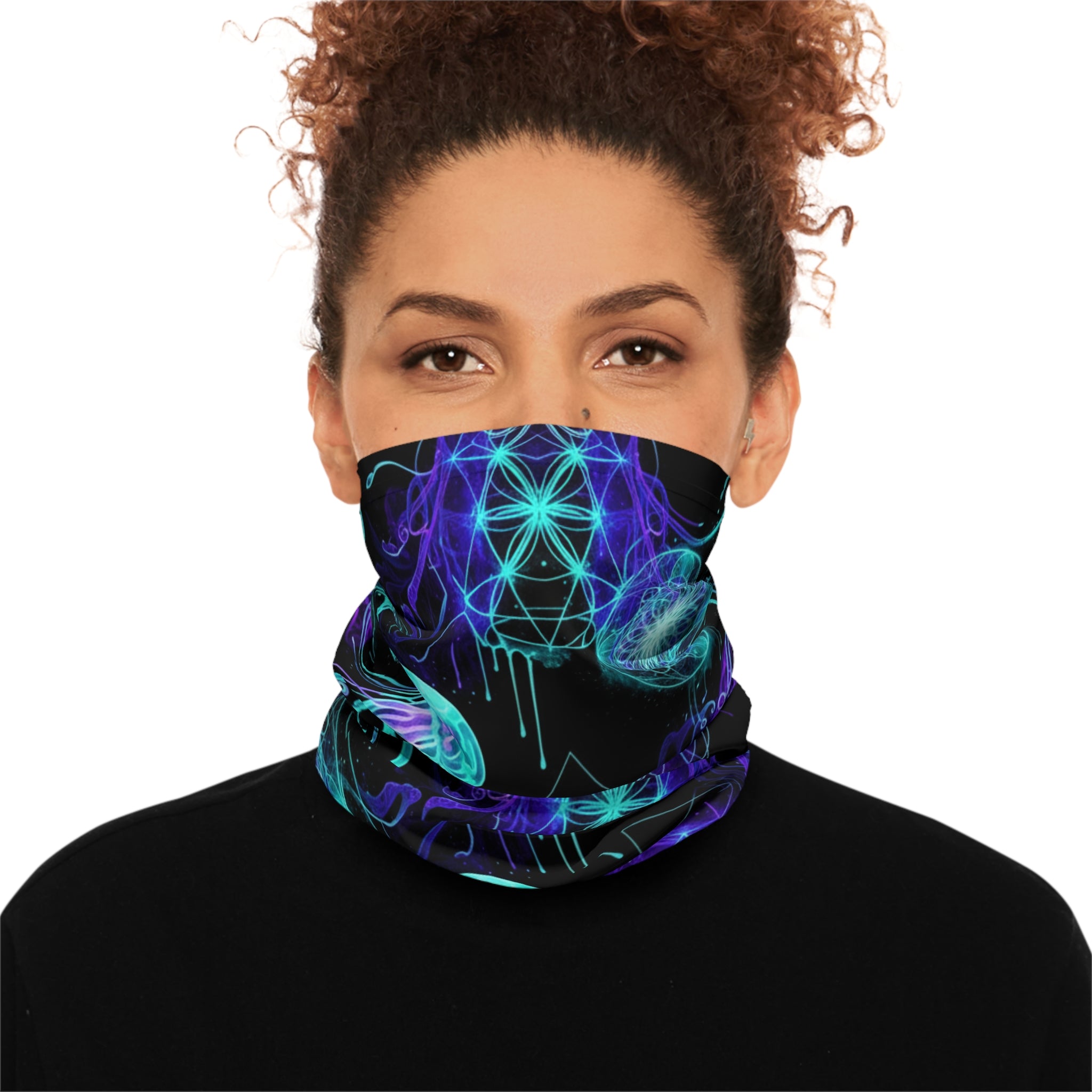 Jellyfish Mandala Neck Gaiter