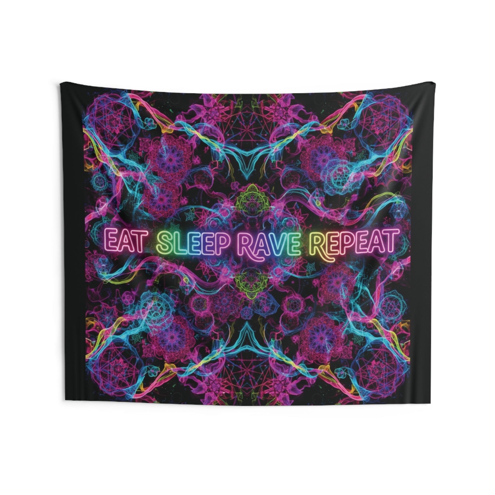 Eat Sleep Rave Repeat Tapestry