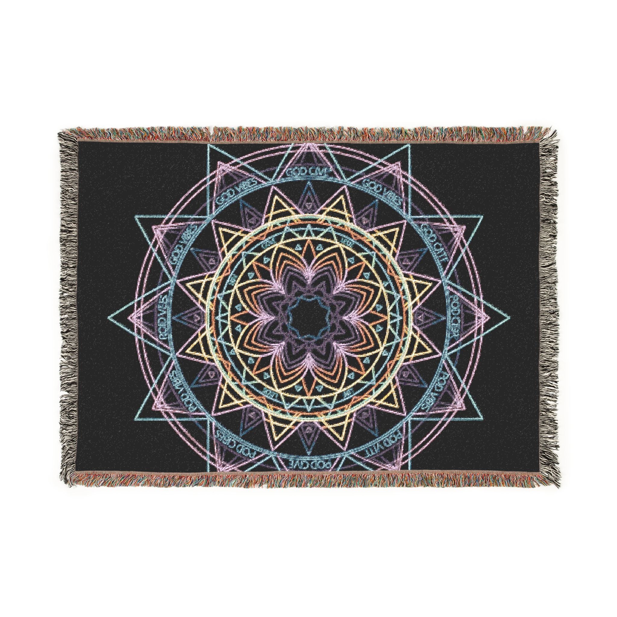 Afghan Woven Blanket — Cozy Handwoven Throw