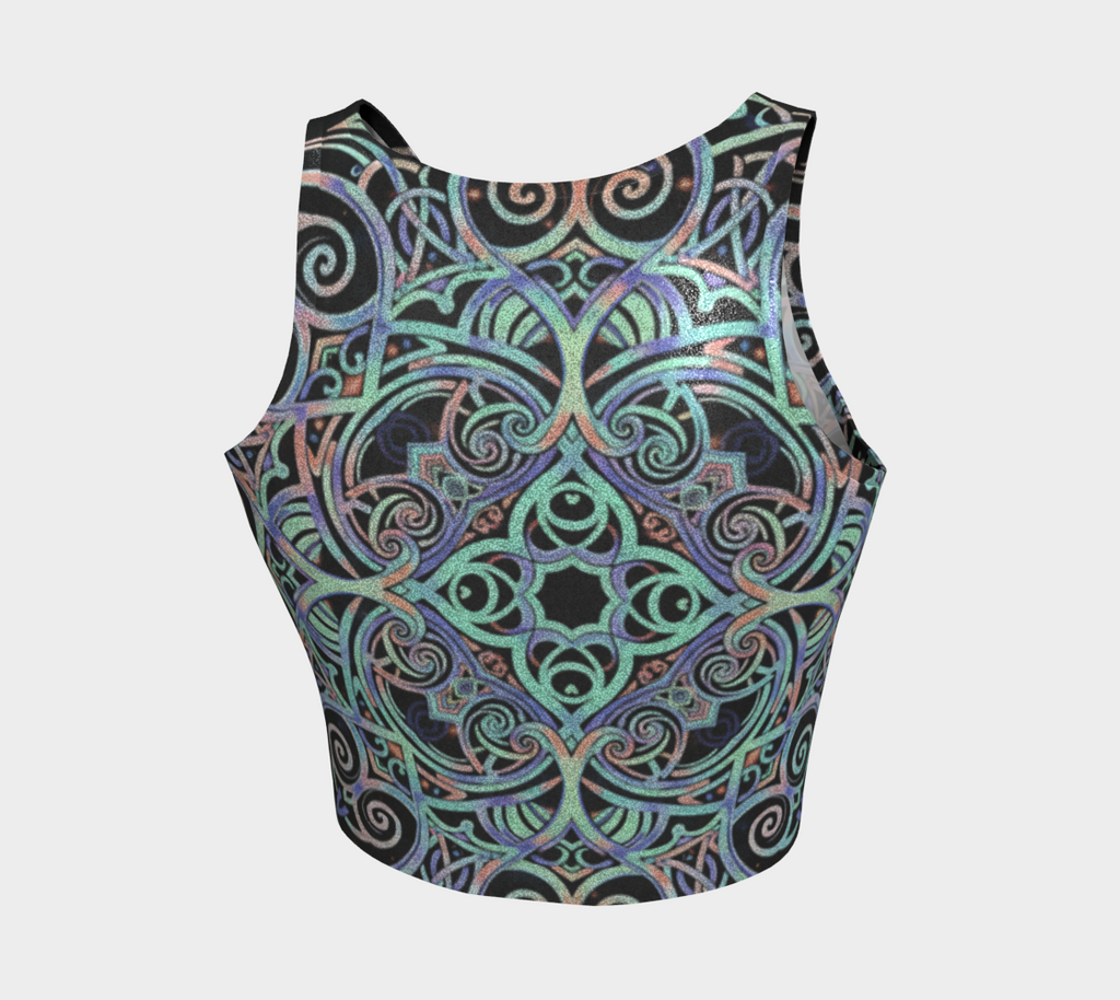 Celtic Womens Shimmer Crop Top