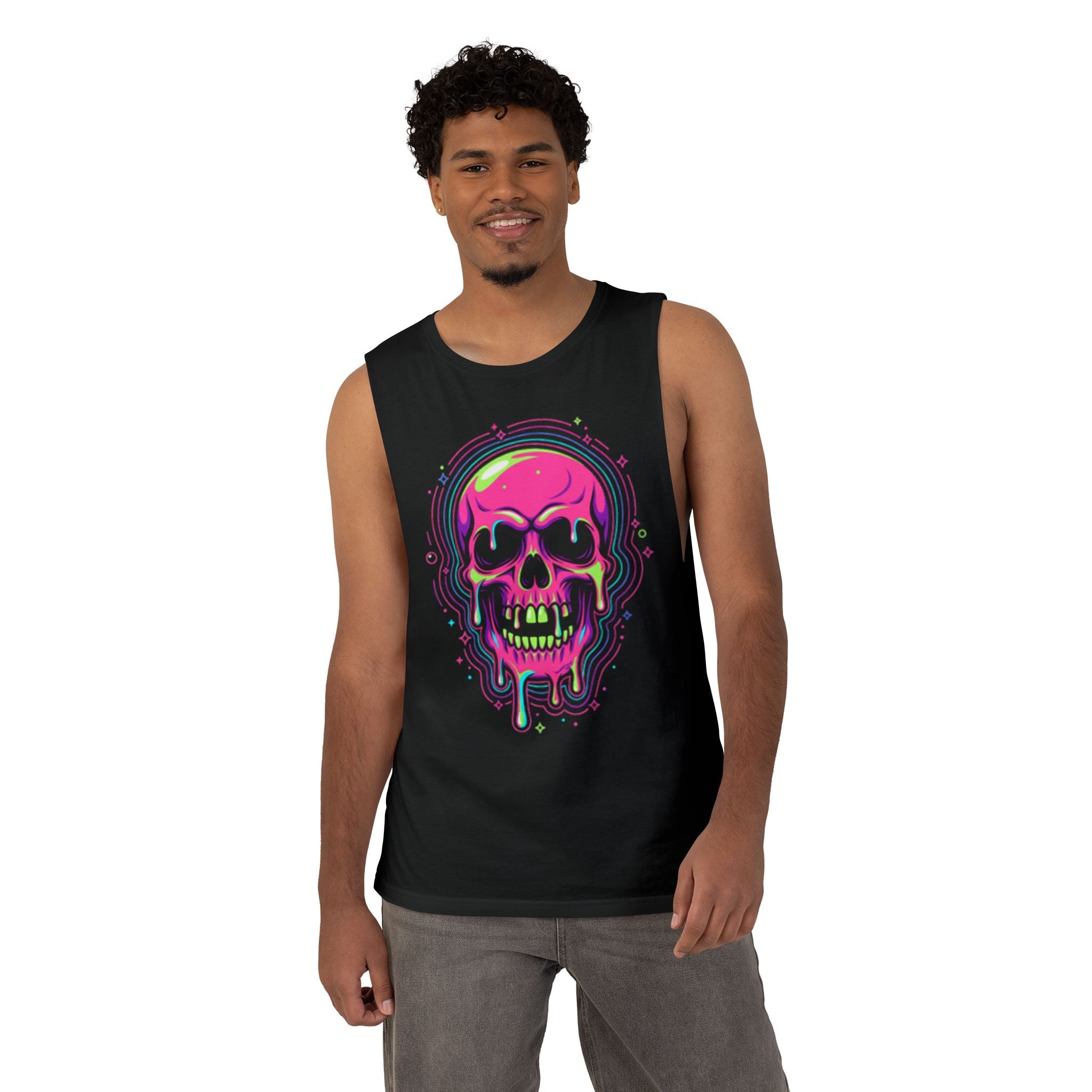 Acid Trip Skull Collection Graphic Muscle Tank