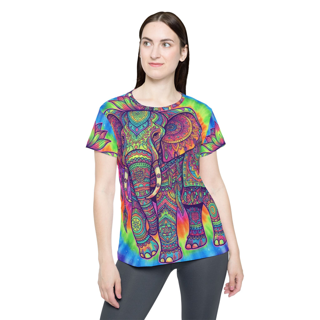 Psychedelic Mandala Elephant Women's Jersey