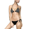 Floral Mandala Triangle Bikini — Women's Tie-Side Swimsuit