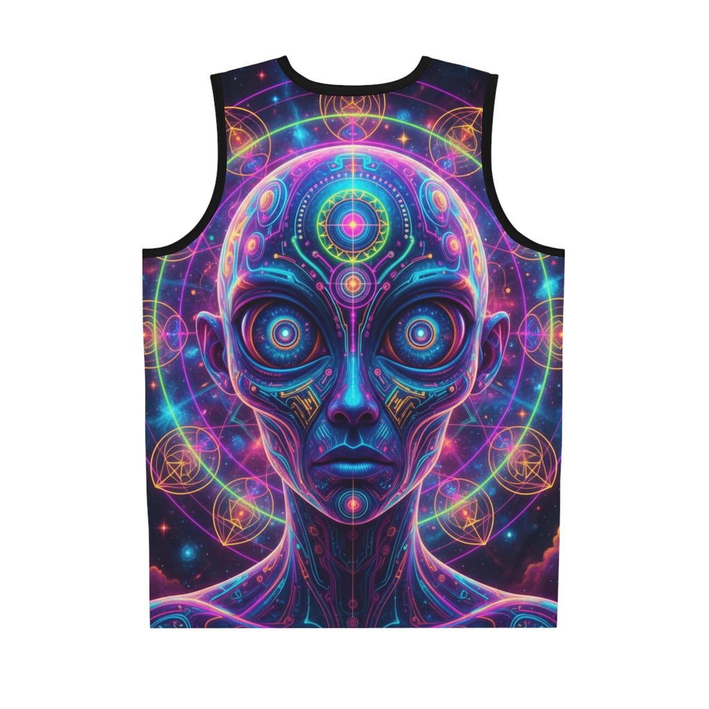 Psychedelic Alien Basketball Jersey