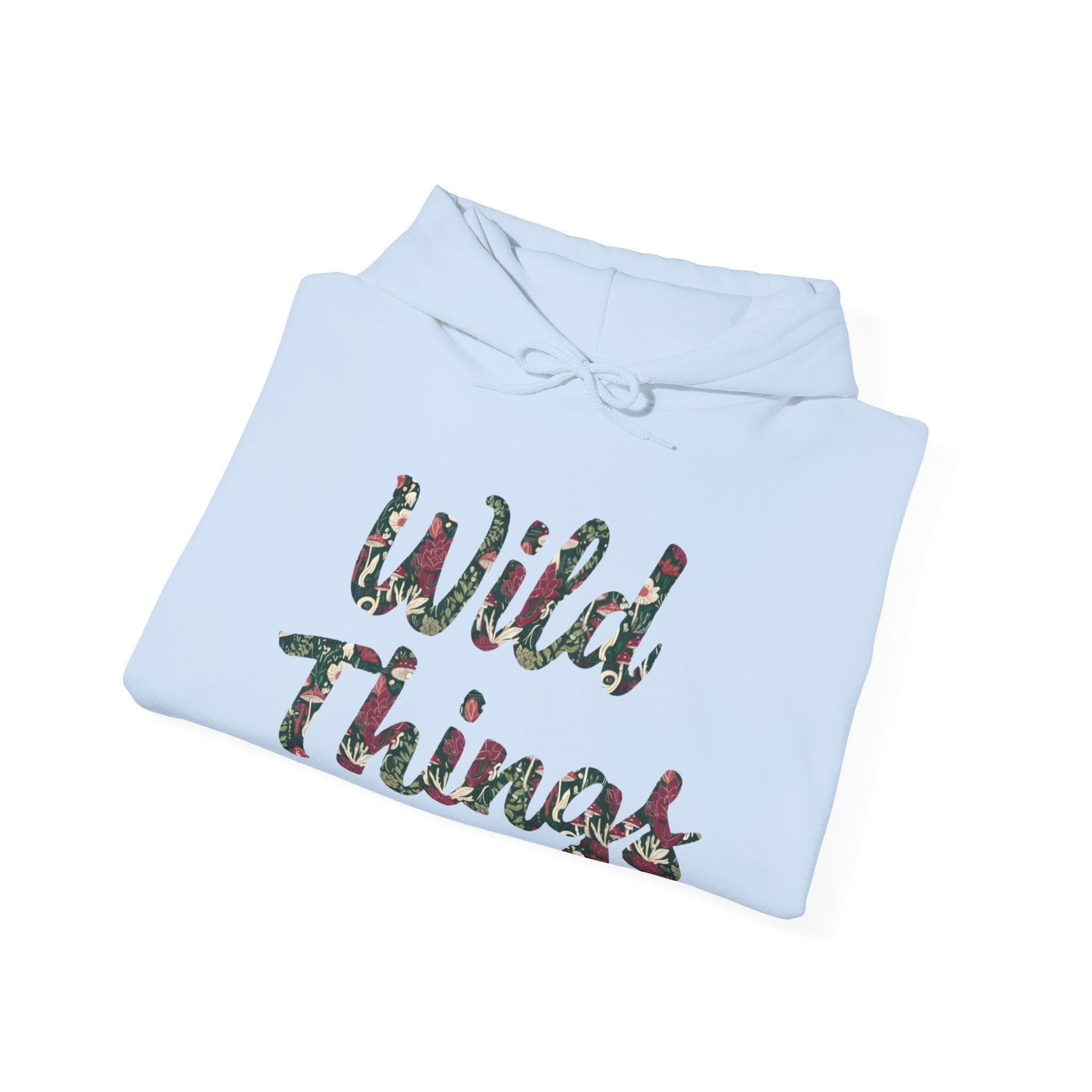 Wild Things Floral Mushroom Hoodie Sweatshirt