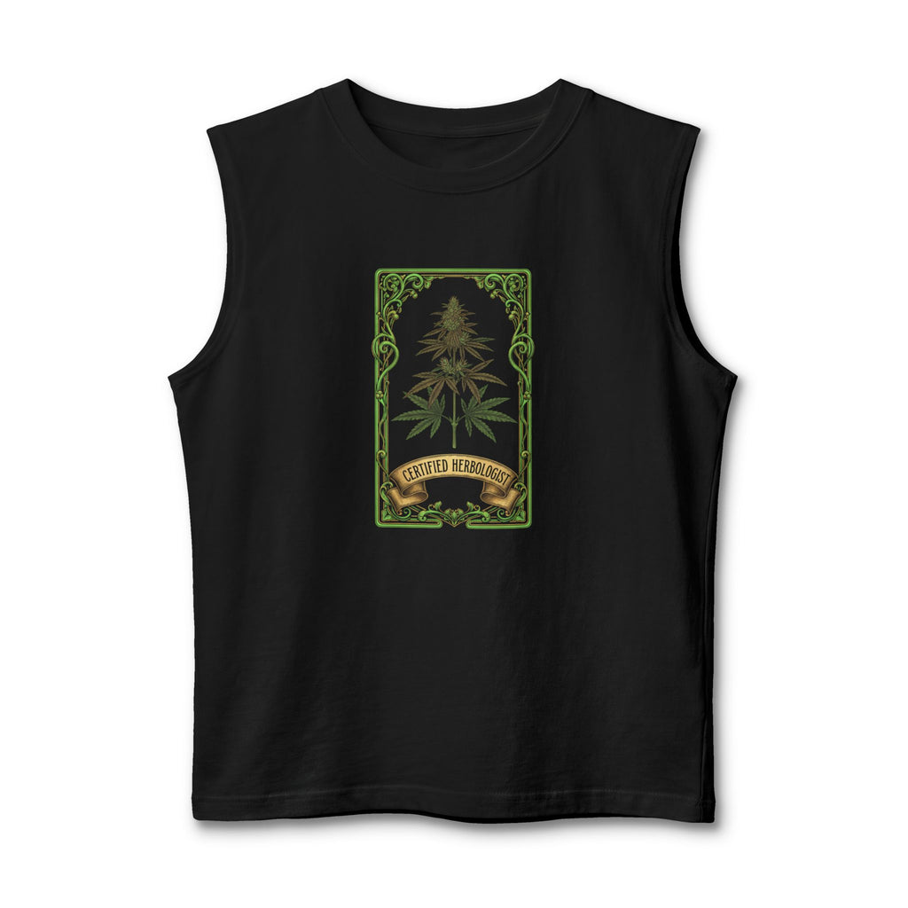 Cannabis Botanical Certified Herbologist Men's Tank