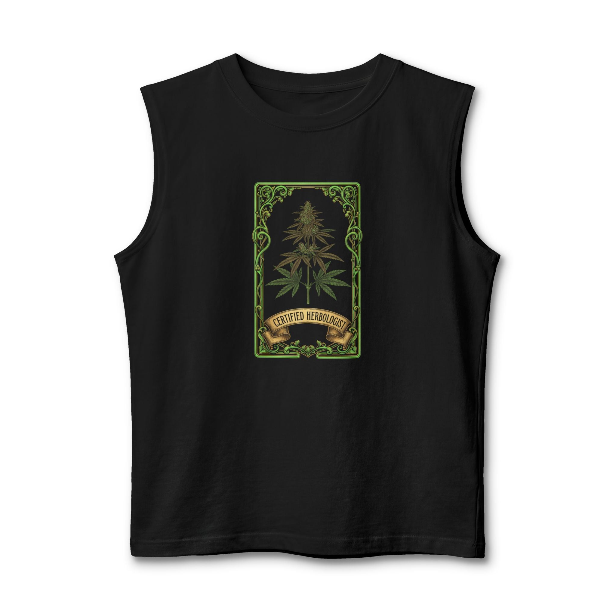 Cannabis Botanical Certified Herbologist Men's Tank