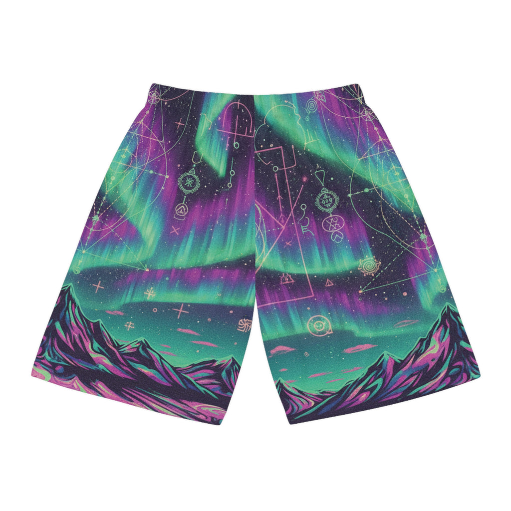 Aurora Constellation Basketball Shorts