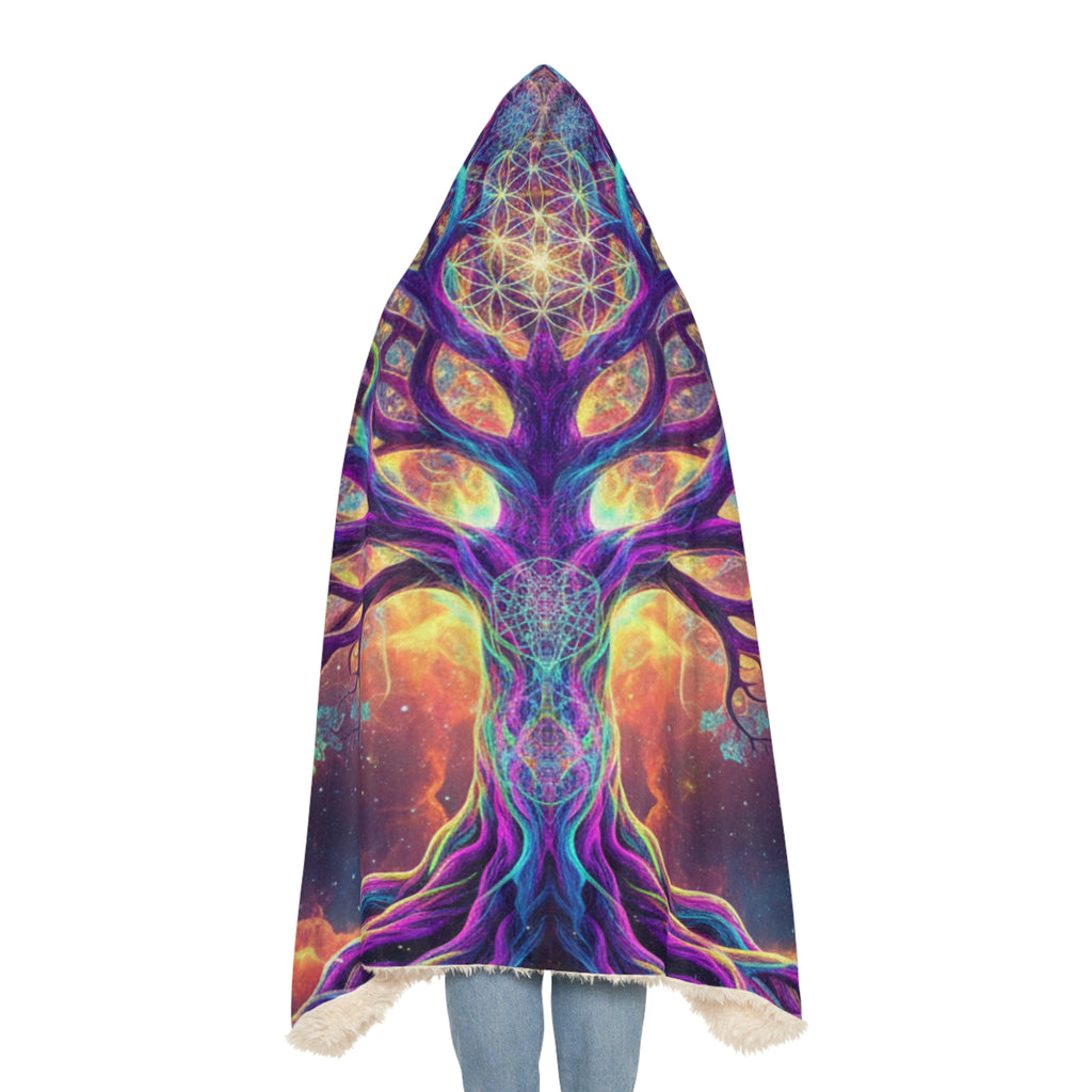 Tree Of Life Hooded Snuggle Blanket