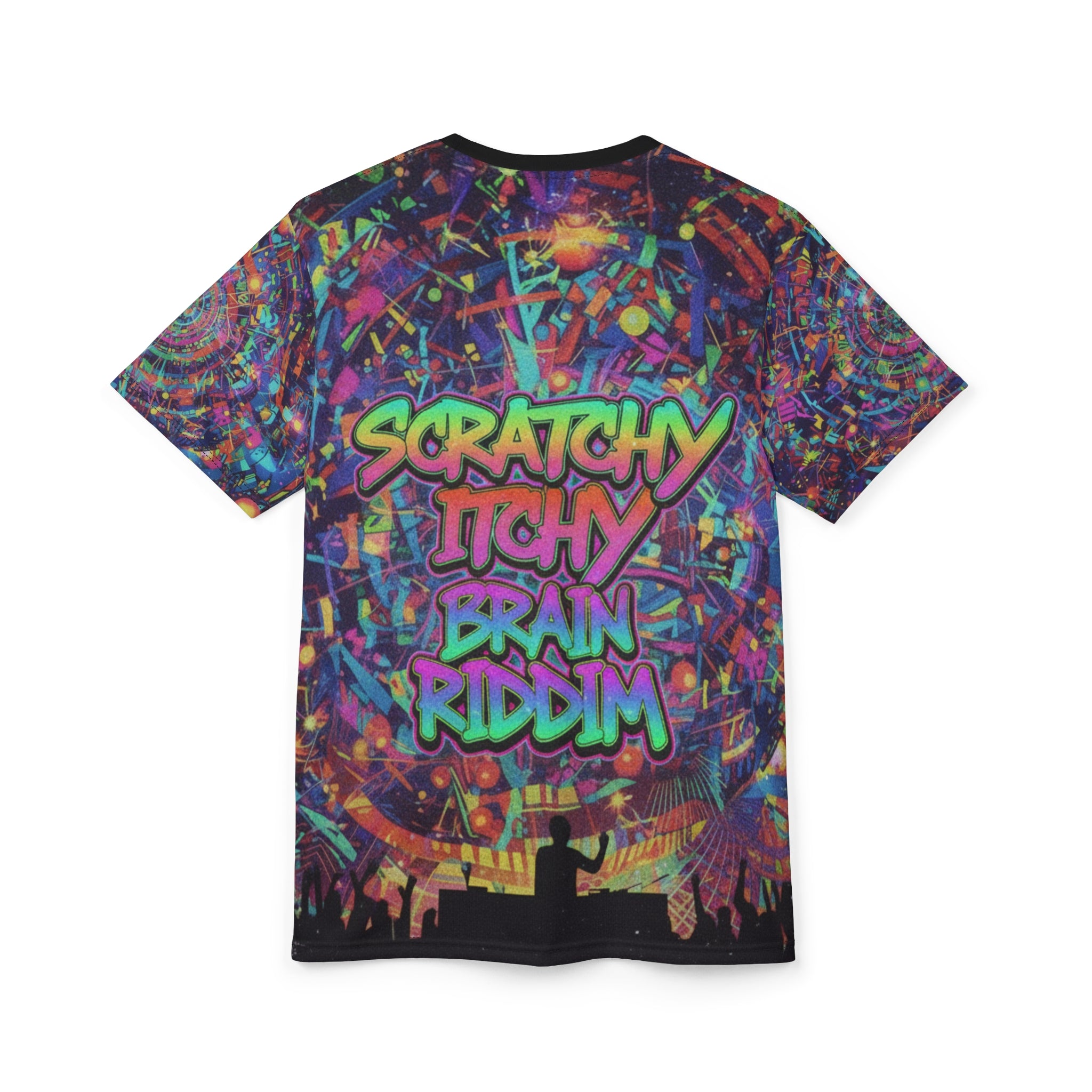 Psychedelic Cosmic Vortex Tee — All-Over Print Graphic Shirt