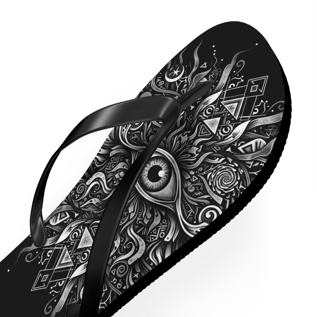 Mystical Eye Mandala Collection Flip Flops