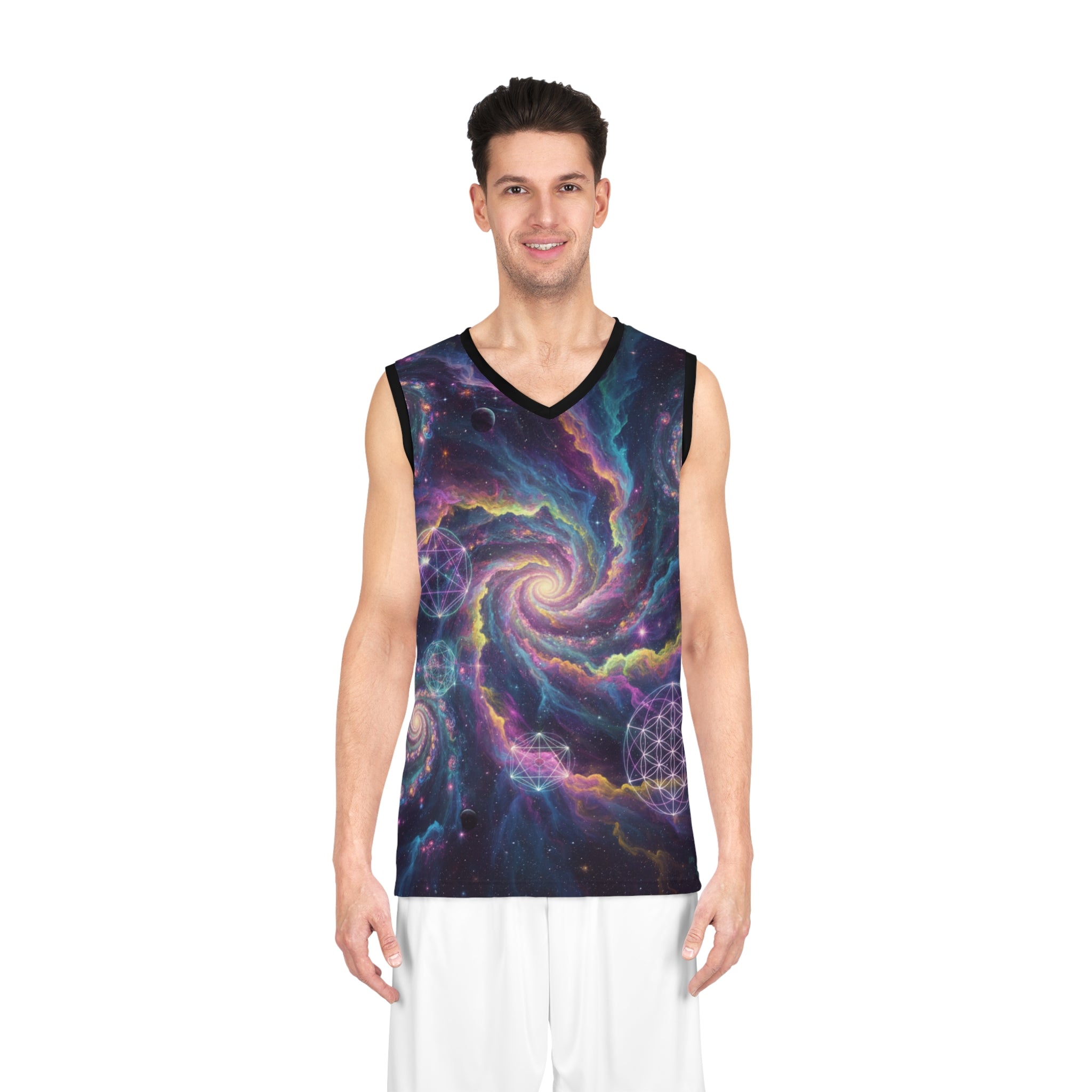 Galaxy Spiral Basketball Jersey