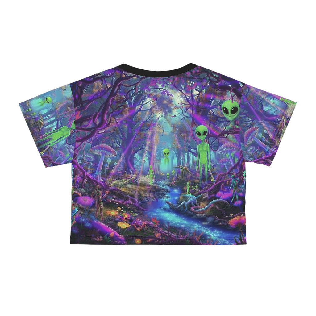 Alien Takeover Crop Top