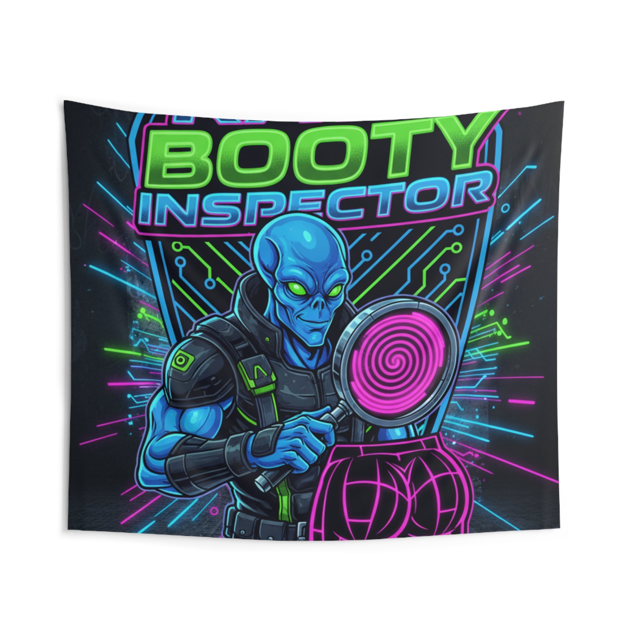 Rave Booty Inspector Tapestry