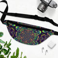 Psychedelic Mandala Fanny Pack Neon Mushroom Festival Waist Bag