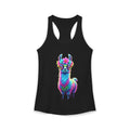 Women's No Drama Llama Razor Back Tank