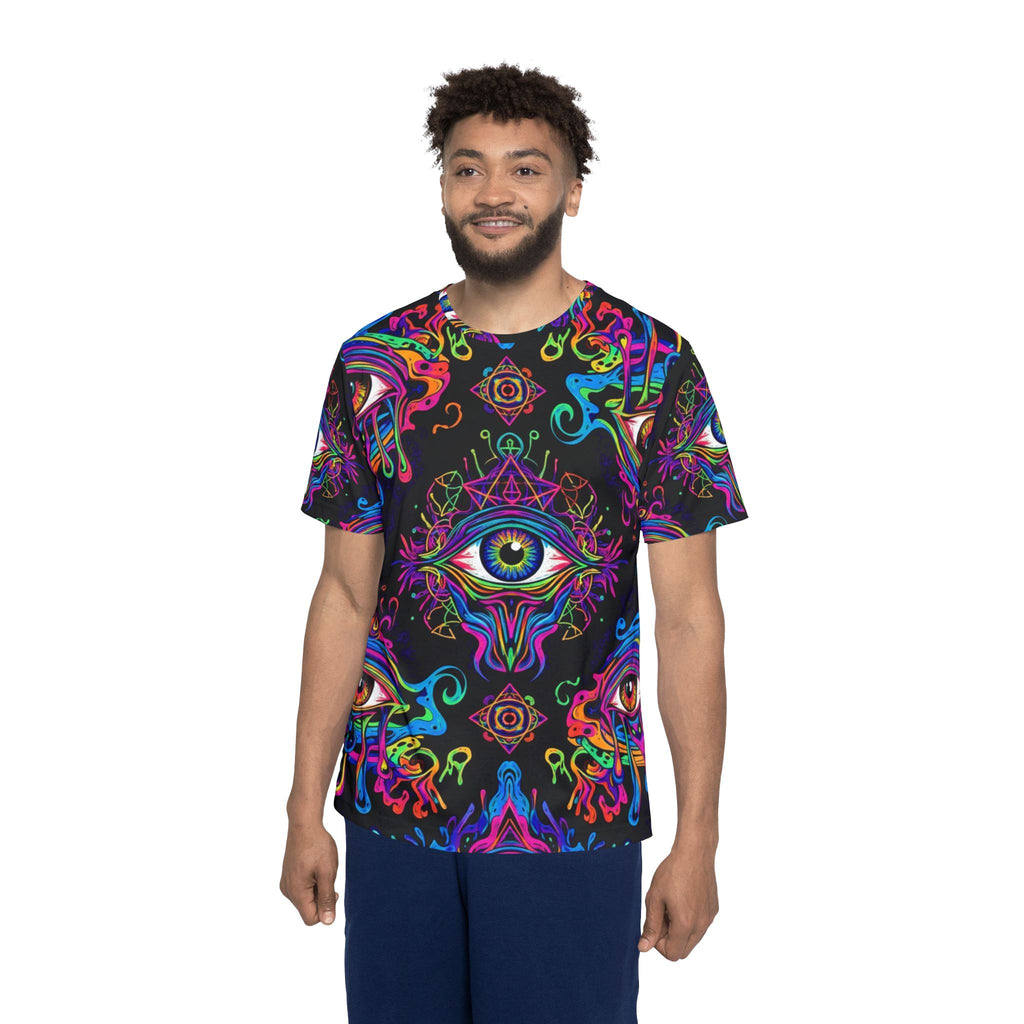 Psychedelic Third Eye Sports Jersey — Neon Vision Jersey