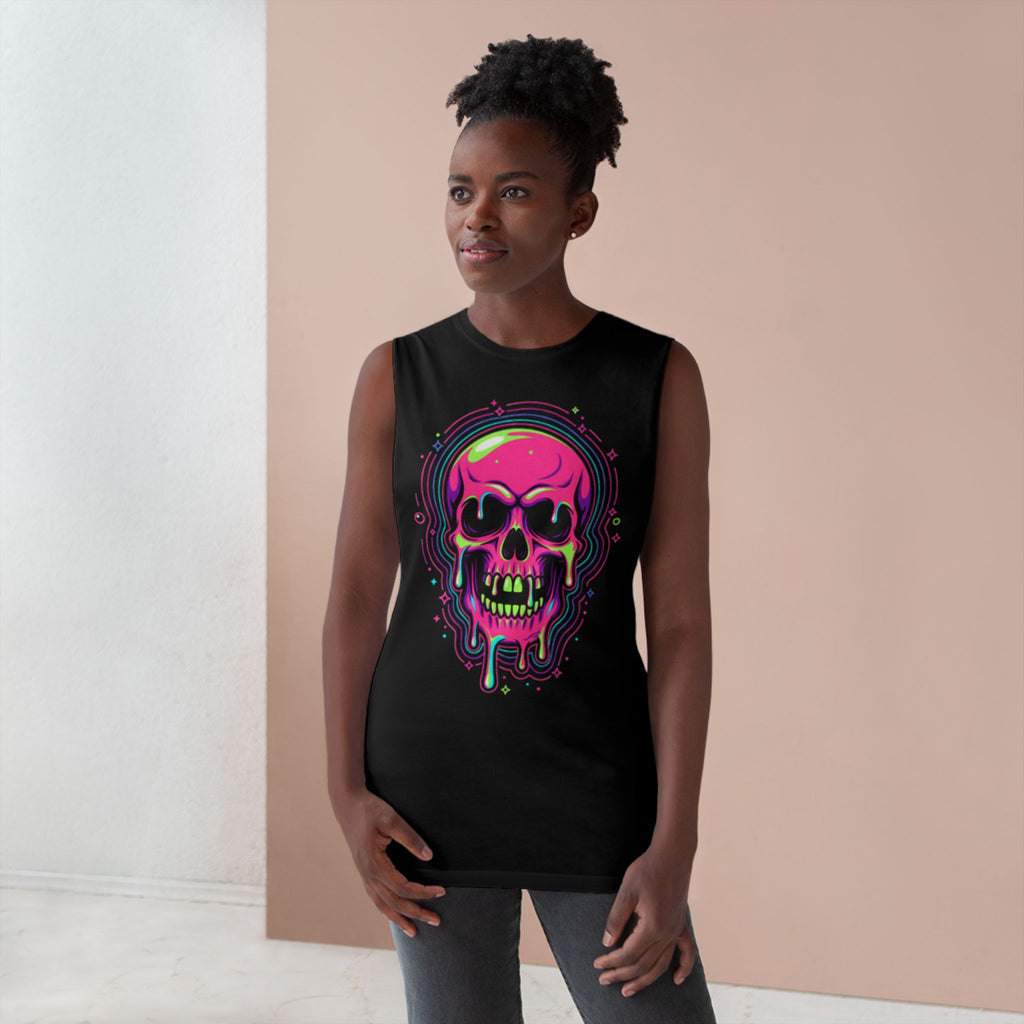 Acid Trip Skull Collection Graphic Muscle Tank