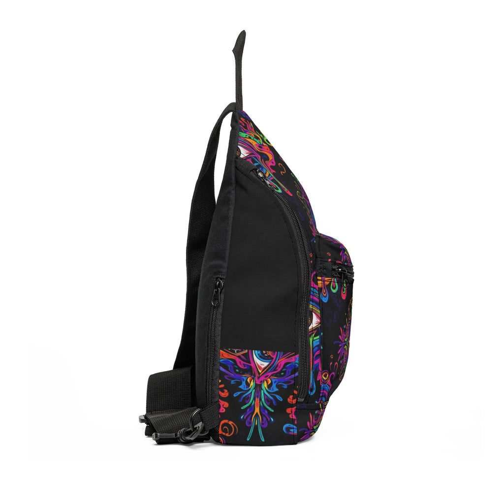 Mystic Third Eye Sling Bag - Psychedelic Spiritual Crossbody for Festivals & Everyday