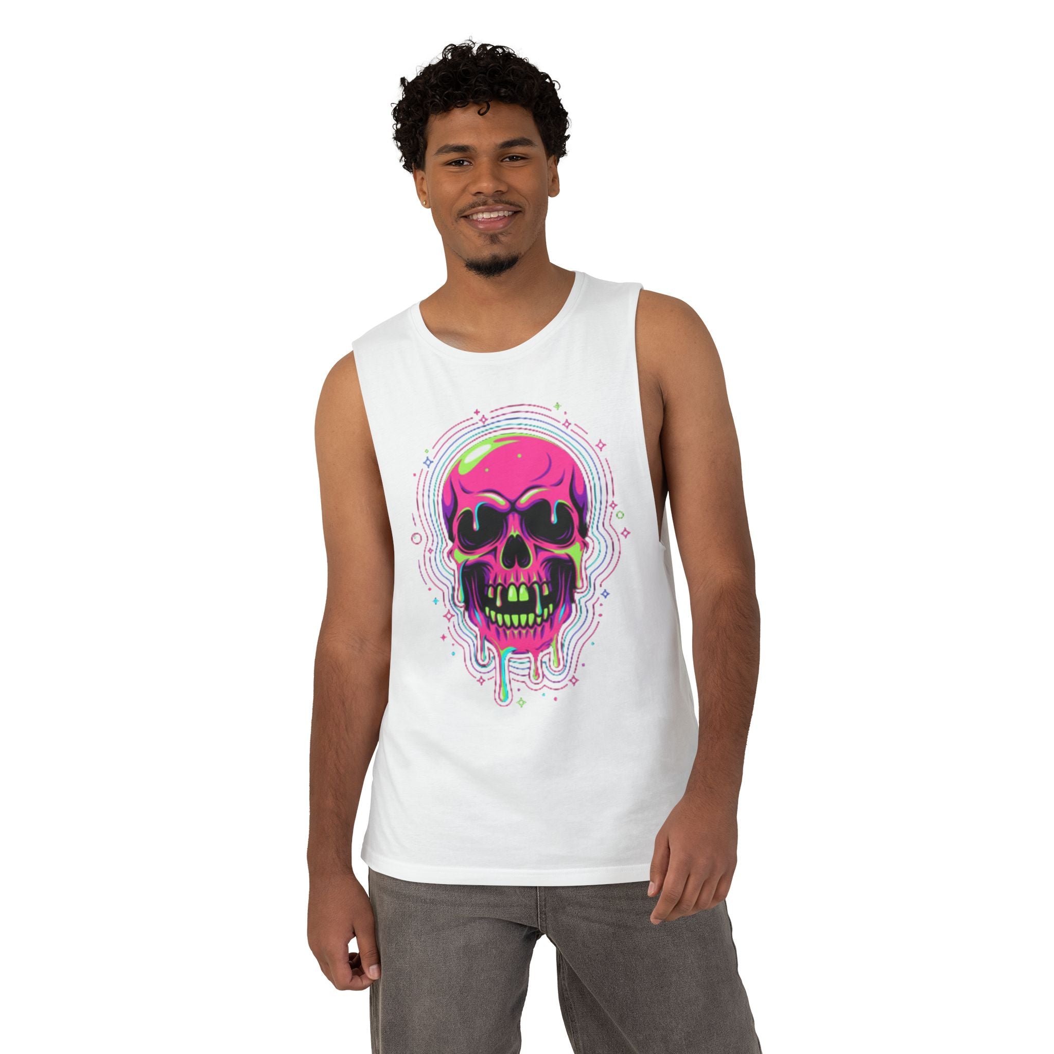Acid Trip Skull Collection Graphic Muscle Tank