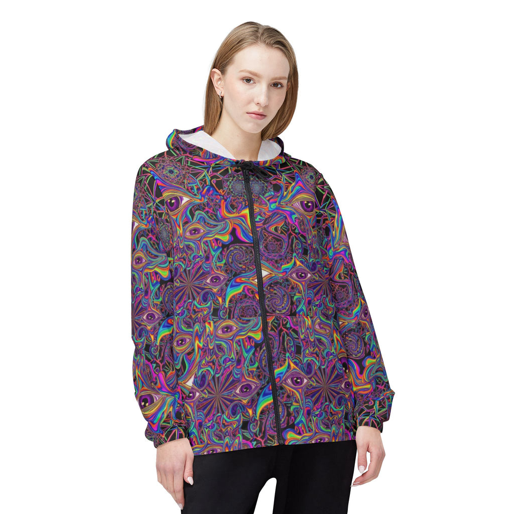 Psychedelic Kaleidoscope Windbreaker Jacket