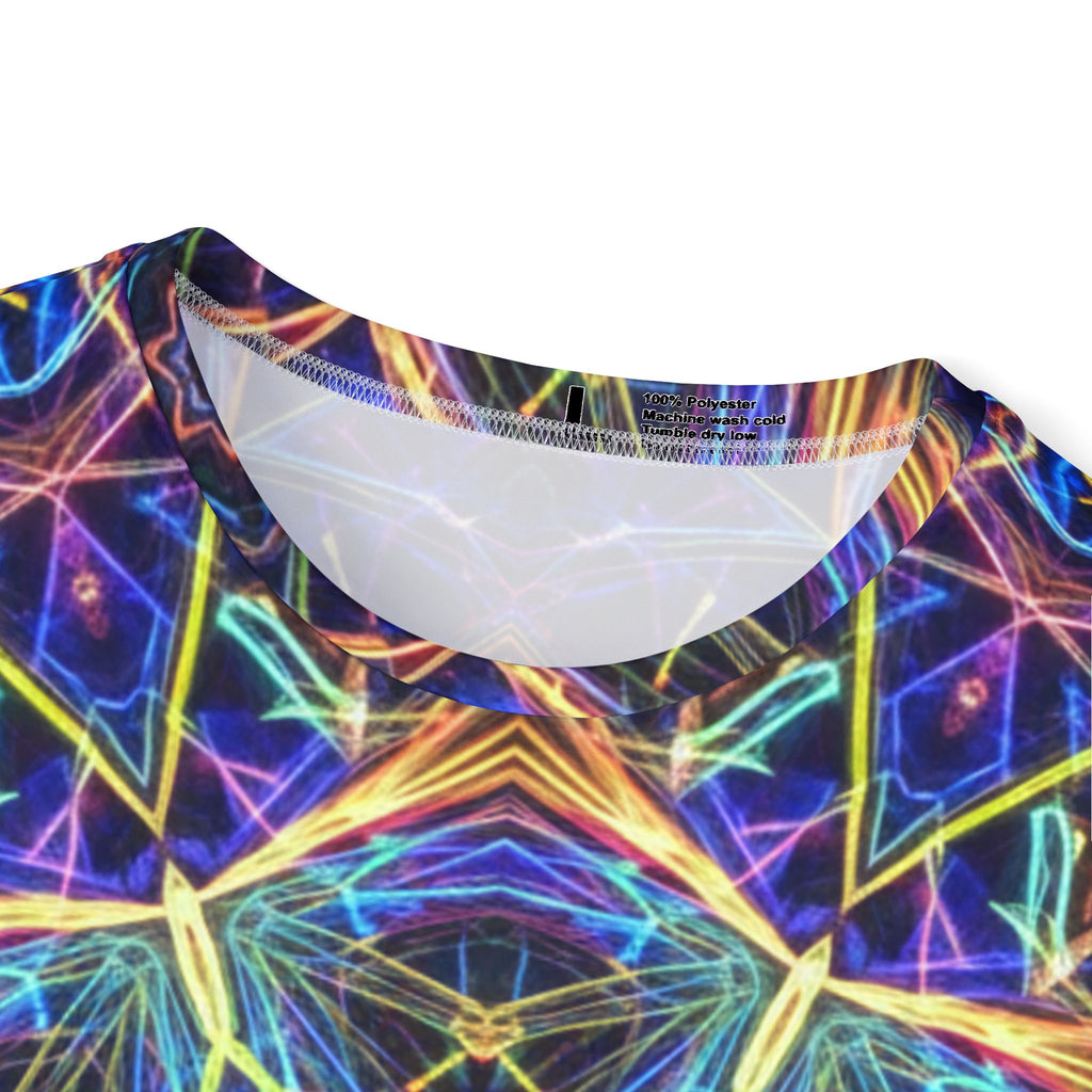 Kaleidoscope Neon All-Over Print Men's Sports Jersey