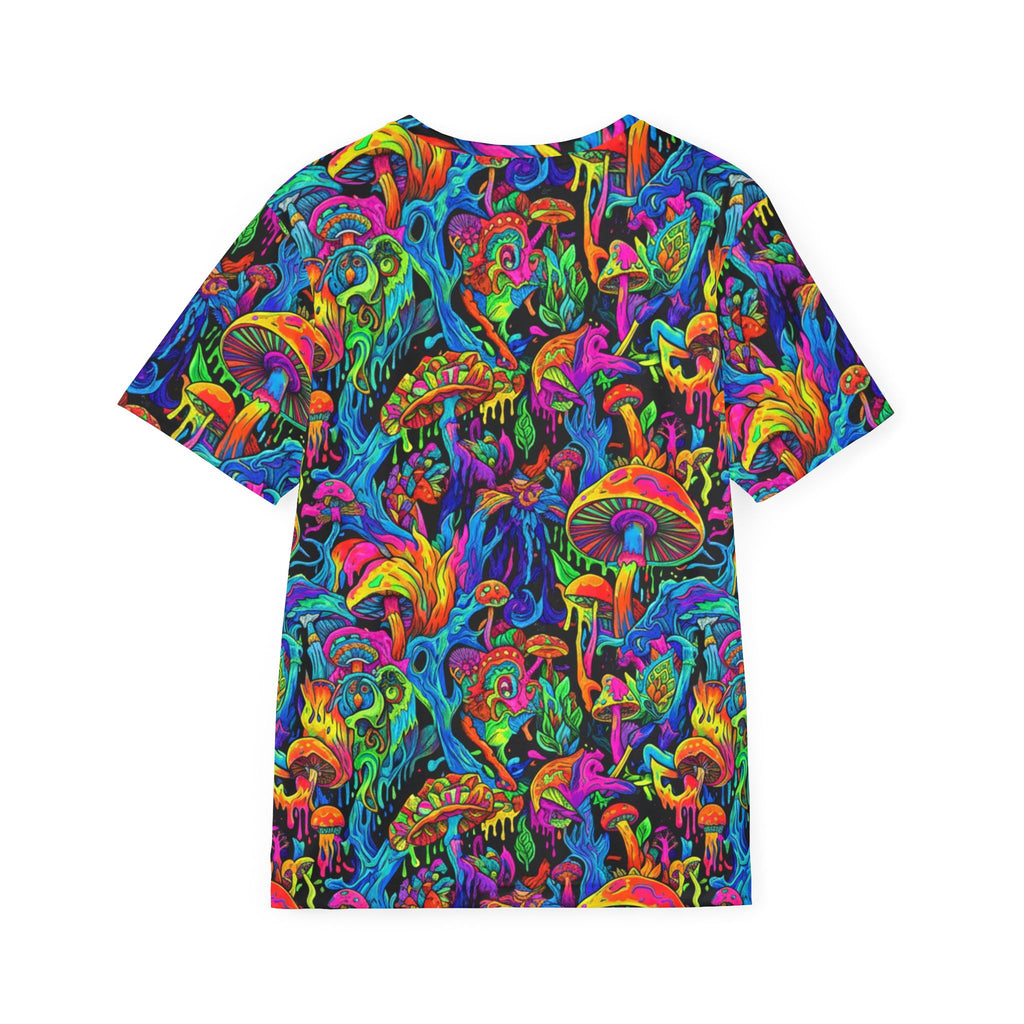 Psychedelic Mushroom  Neon Trippy Festival Jersey