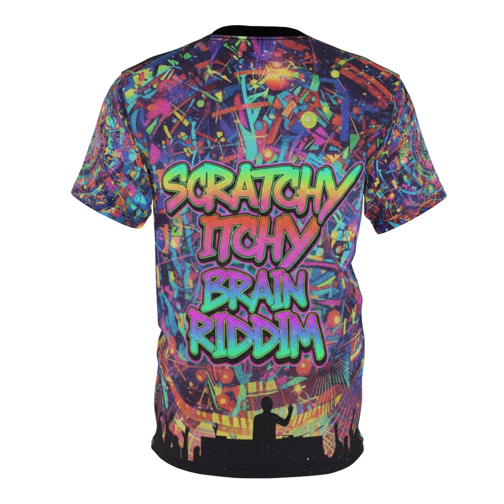 Psychedelic Cosmic Vortex Tee — All-Over Print Graphic Shirt
