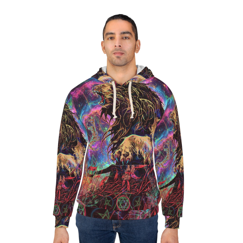 Cosmic Lion Galaxy Hoodie