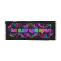 Rave Scarf — "Eat Sleep Rave Repeat" Neon Festival Scarf
