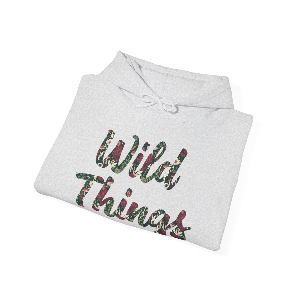 Wild Things Floral Mushroom Hoodie Sweatshirt