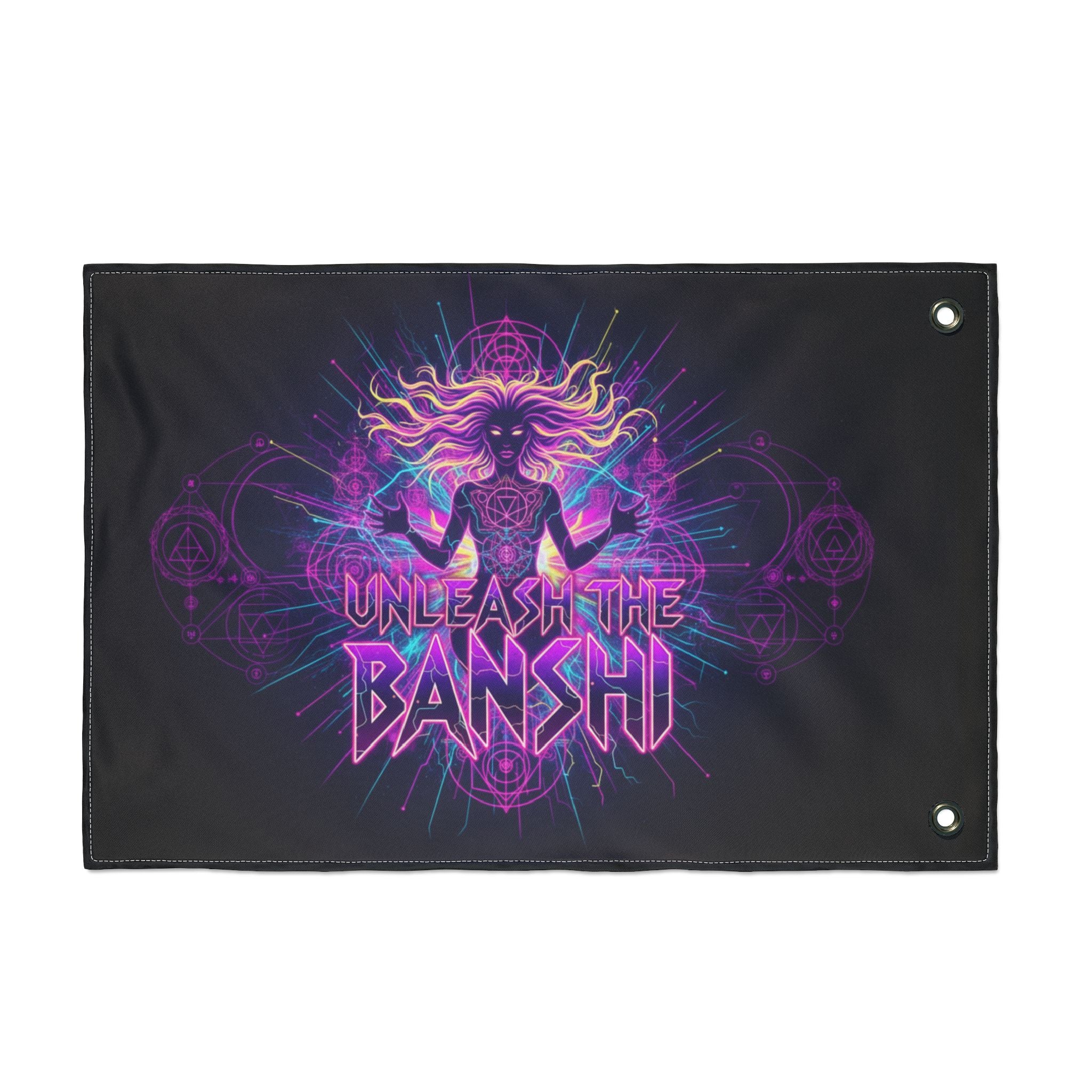 Unleash the Banshi Rave Flag