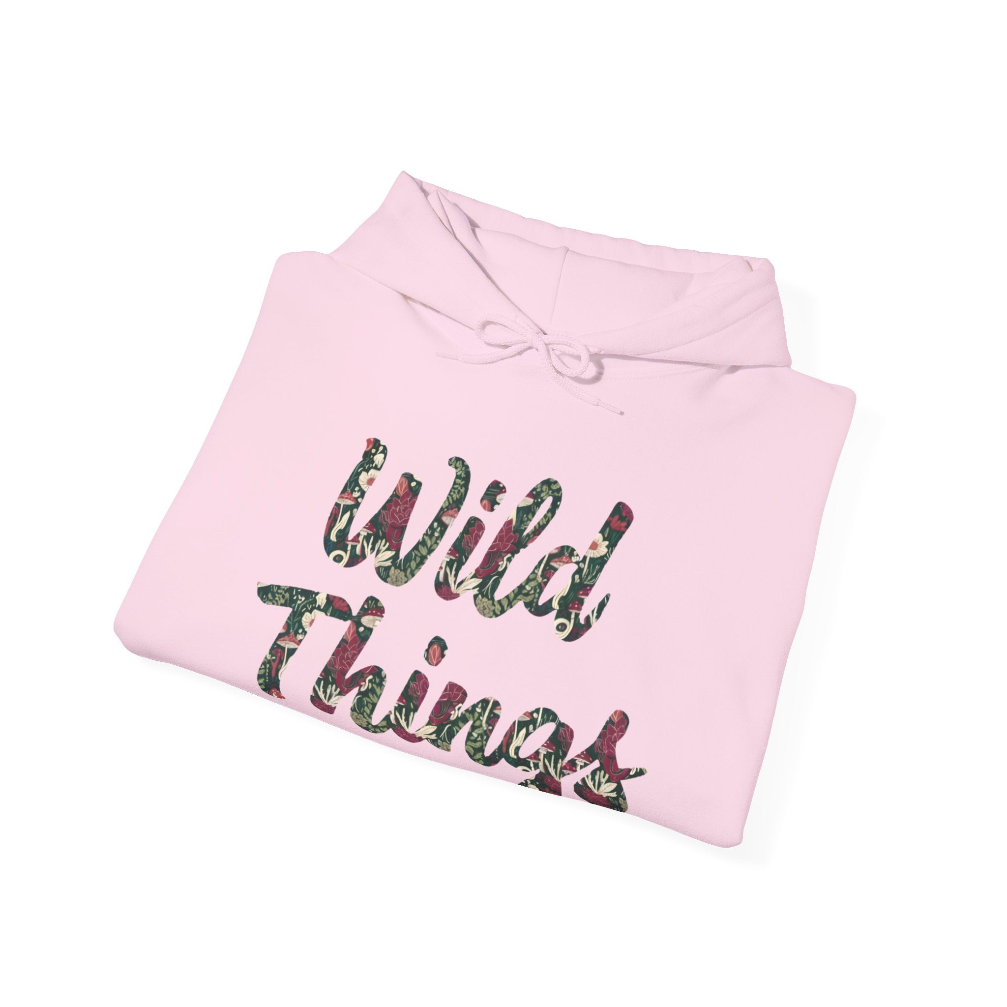 Wild Things Floral Mushroom Hoodie Sweatshirt