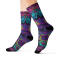 Psychedelic Kaleidoscope Sublimation Socks