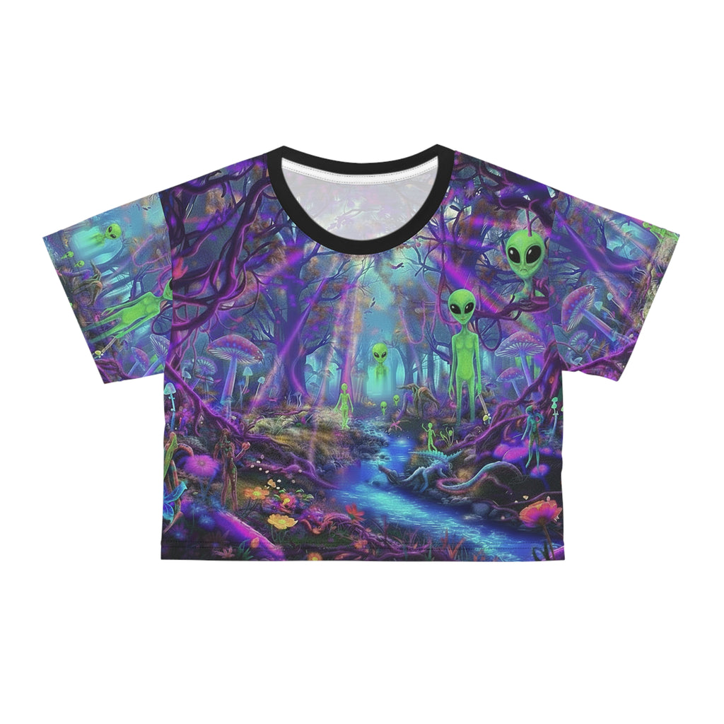 Alien Takeover Crop Top