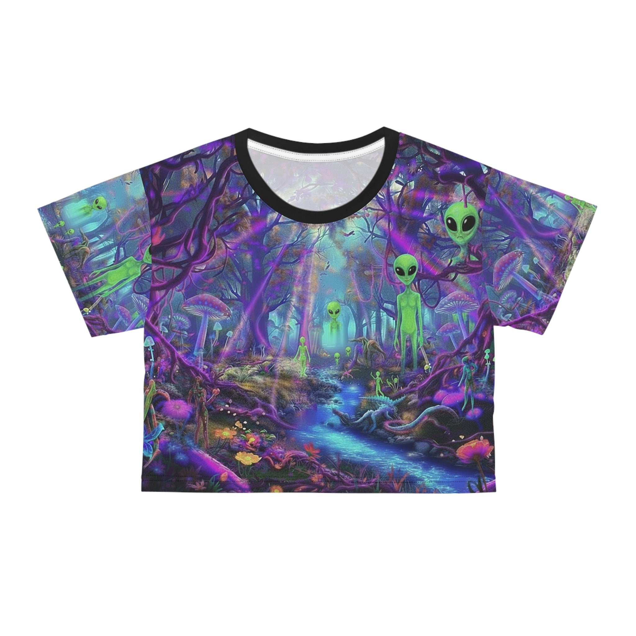 Alien Takeover Crop Top