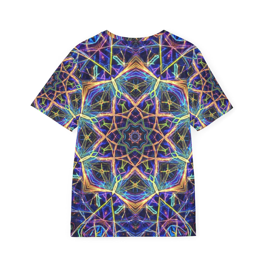 Kaleidoscope Neon All-Over Print Men's Sports Jersey