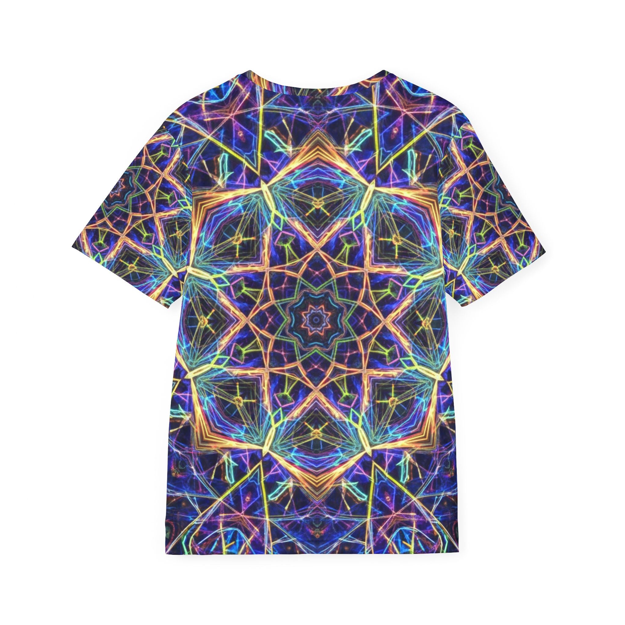 Kaleidoscope Neon All-Over Print Men's Sports Jersey