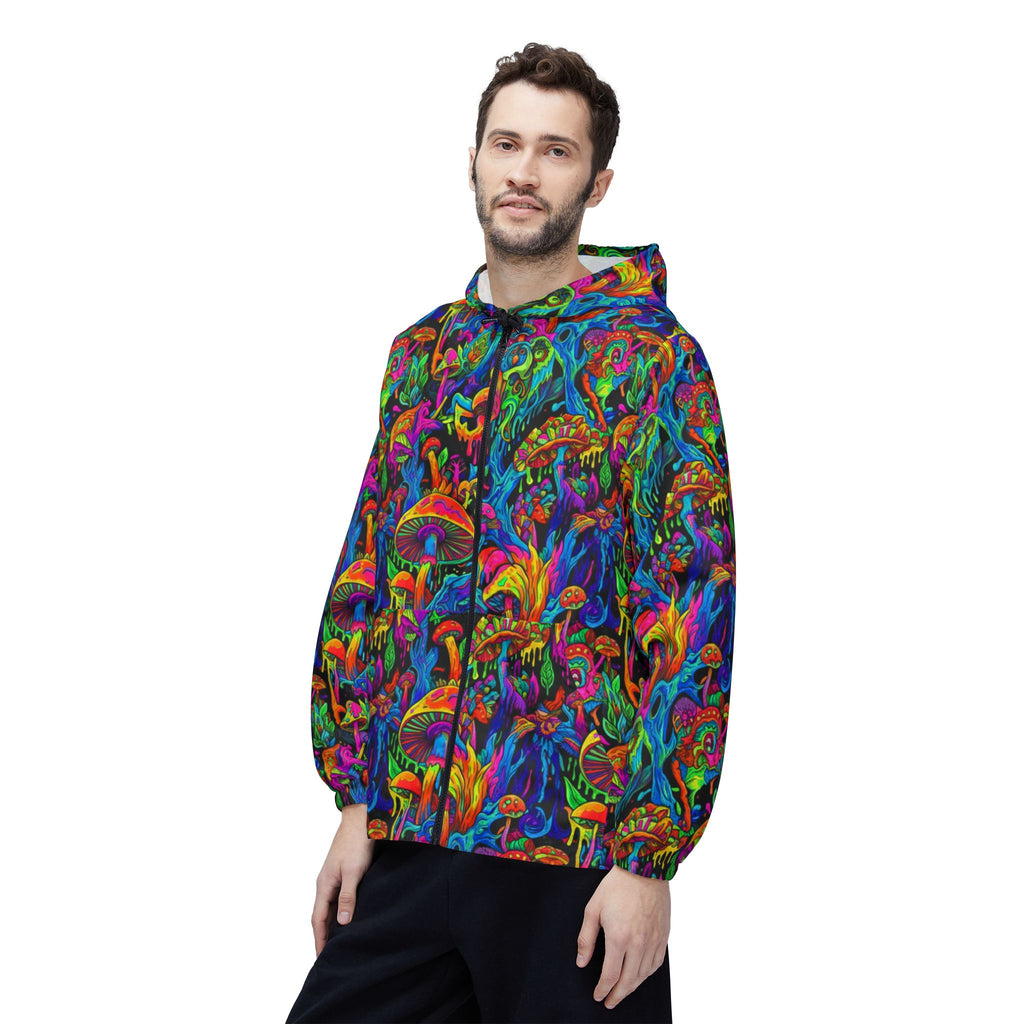 Psychedelic Mushroom Windbreaker Jacket