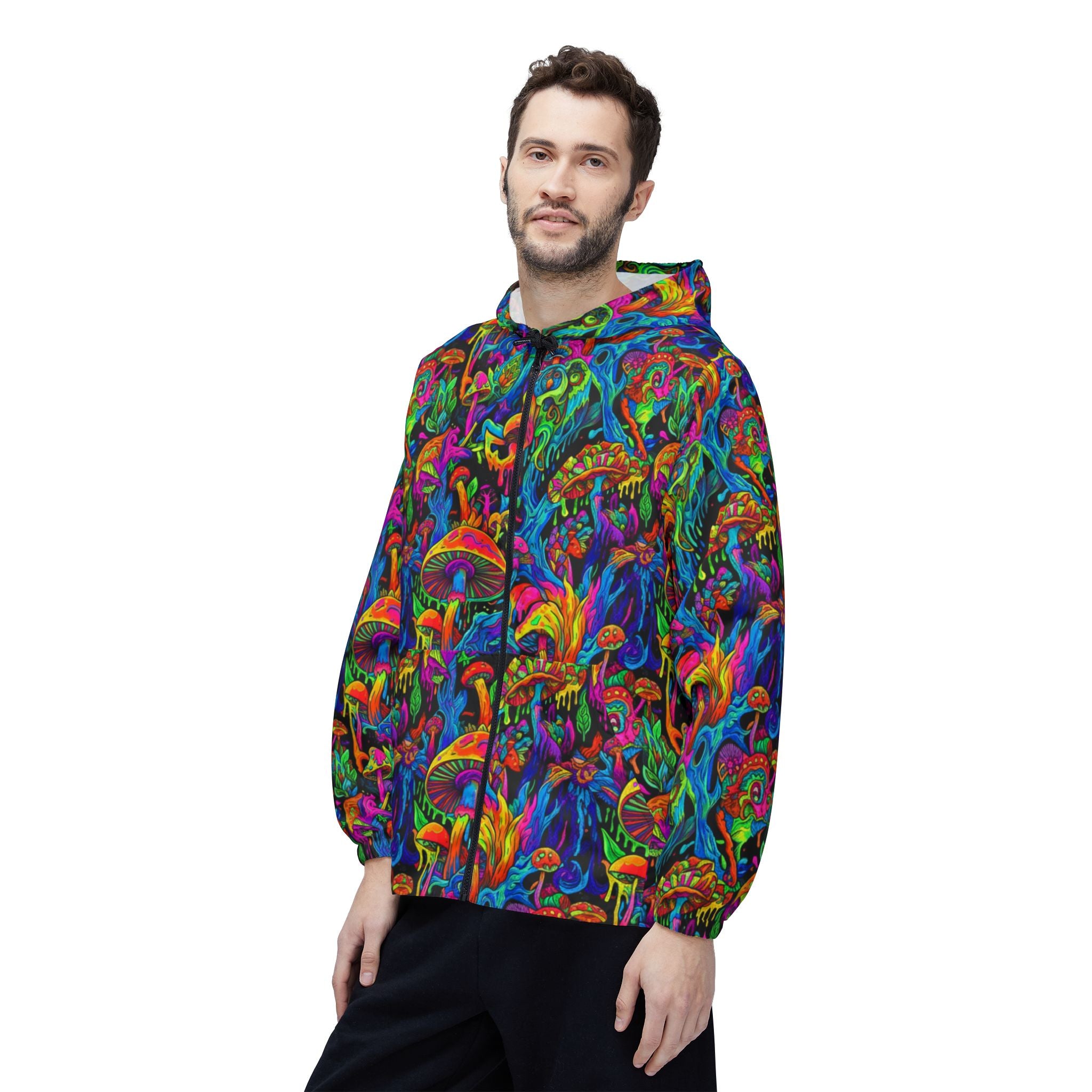 Psychedelic Mushroom Windbreaker Jacket