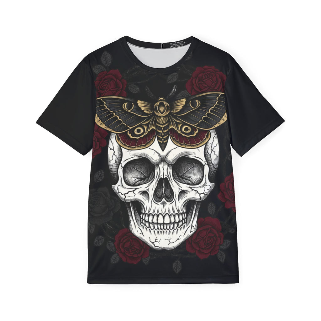 Skull & Moth Sports Jersey - Gothic Rose All-Over Print
