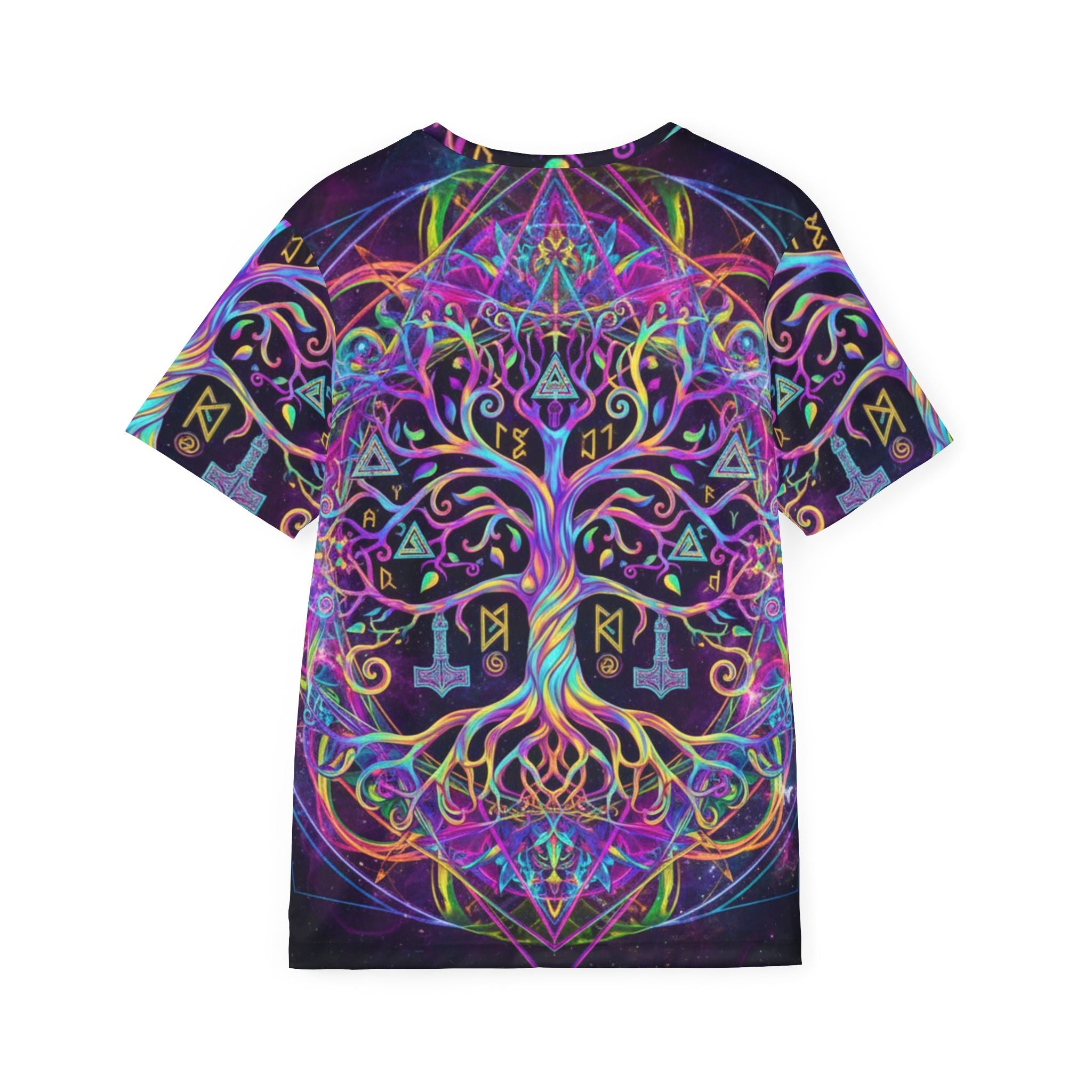 Psychedelic Tree of Life Men's Jersey