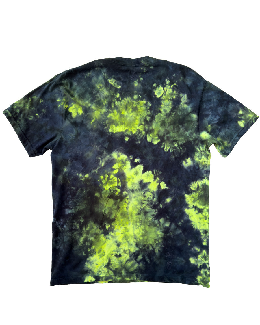 CRYSTAL DYED T-SHIRT Firefly (Fluorescent)