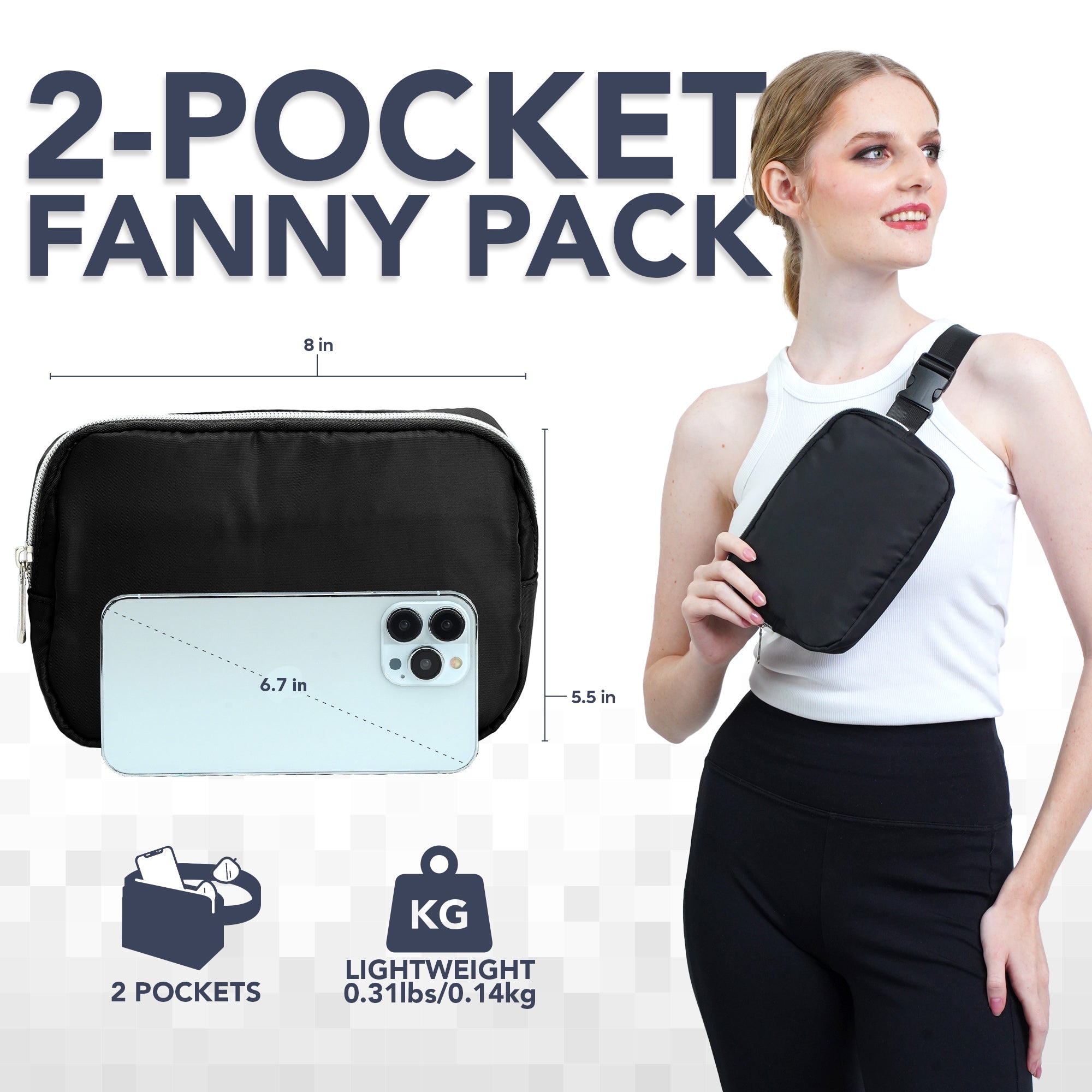Iridescent Fanny Pack