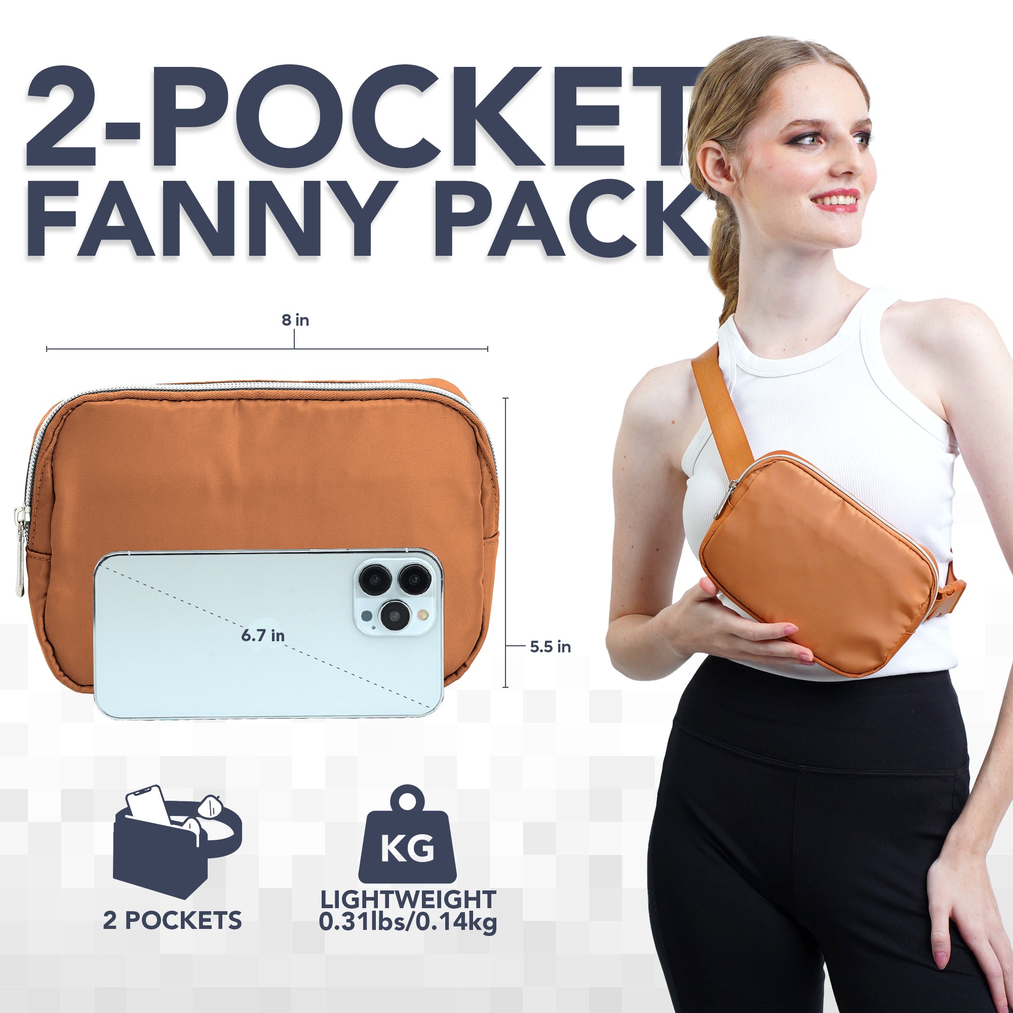 Iridescent Fanny Pack