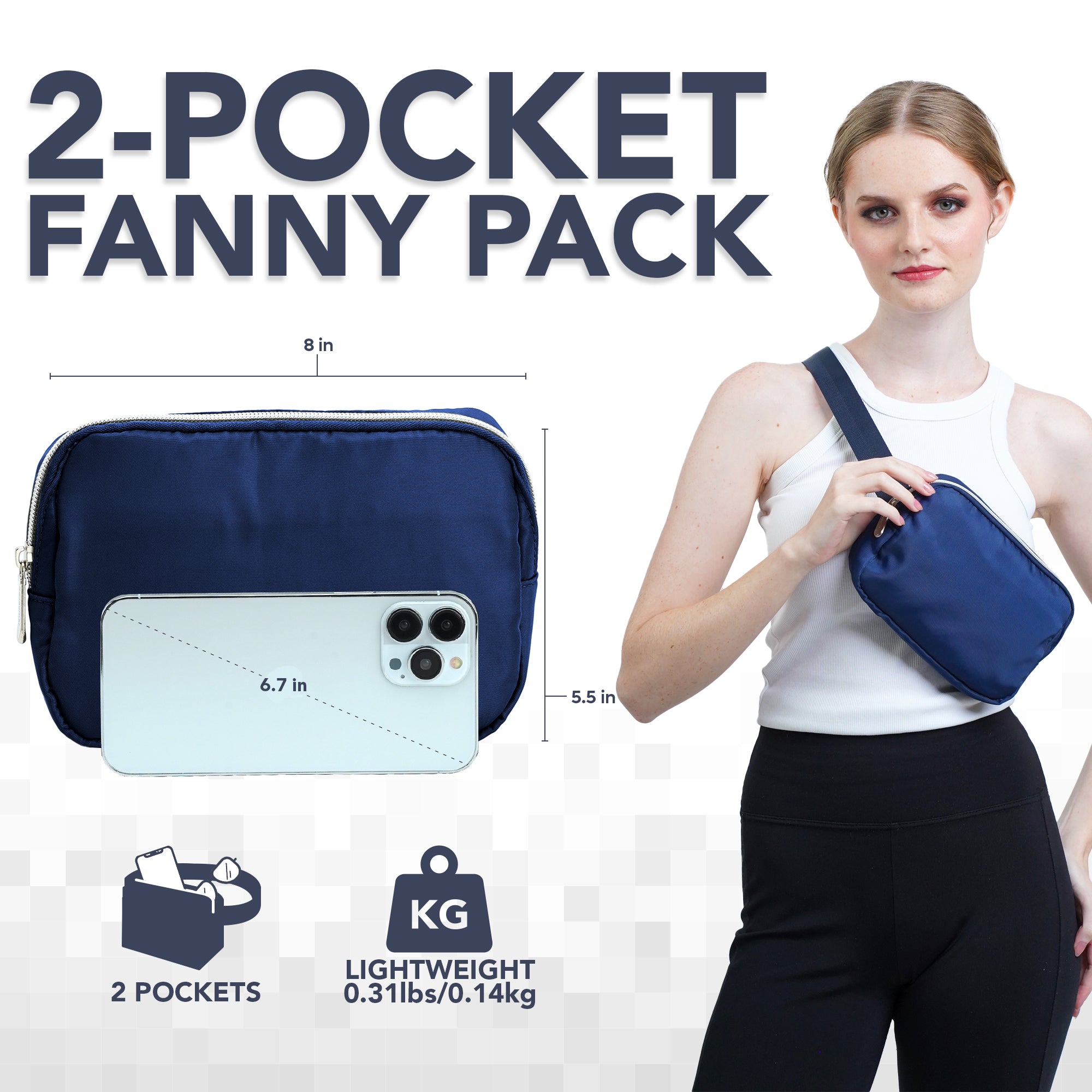 Iridescent Fanny Pack