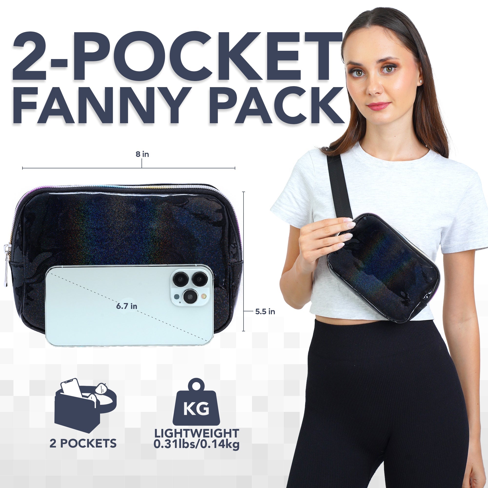 Iridescent Fanny Pack