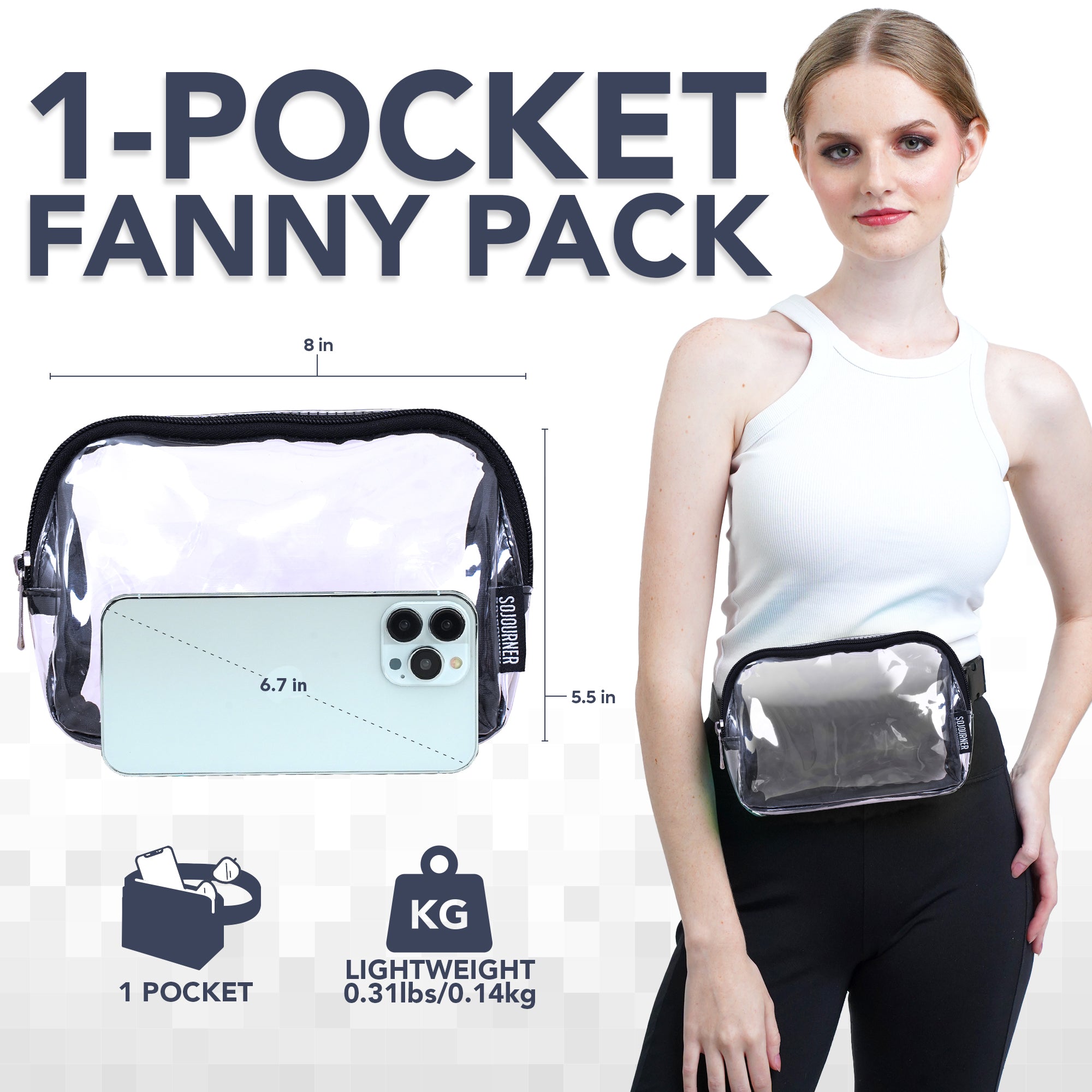 Iridescent Fanny Pack