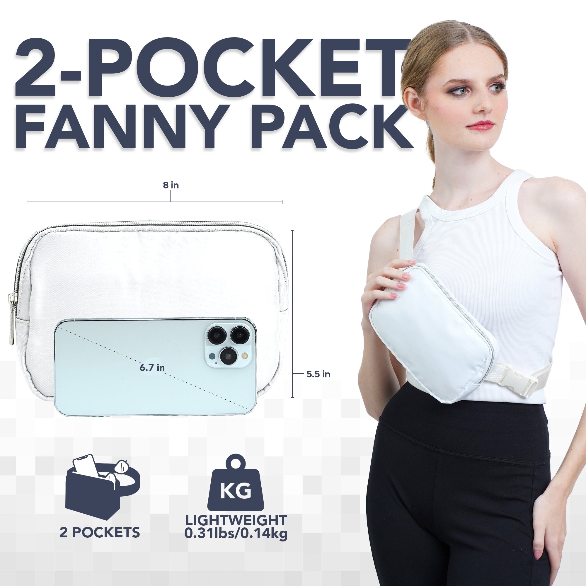Iridescent Fanny Pack