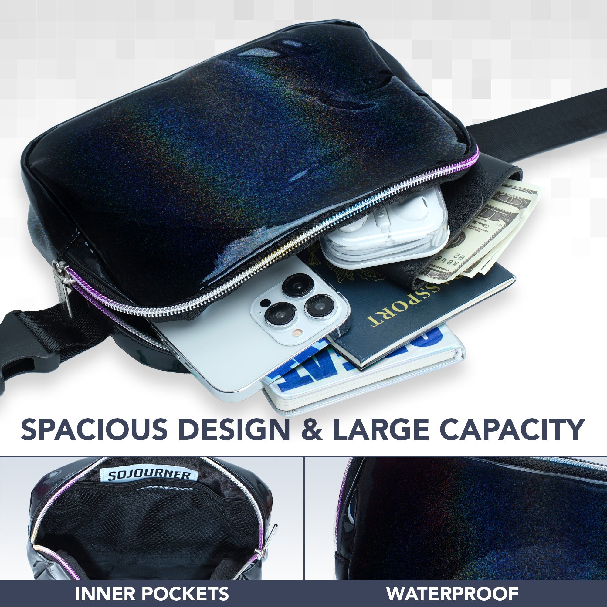 Iridescent Fanny Pack